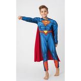Disney Superman Kostümü Kaslı Lisanslı - 7 - 8 - Mavi - Sarı - Kırmızı