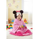 Disney Tsum Tsum Minnie Mouse Lisanslı Kapüşonlu Battaniye – Ultra Yumuşak Giyilebilir Battaniye 90X140 Cm