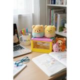 Disney Tsum Tsum Pooh Lisanslı Yan Pencereli Mini Saklama Kutusu – Masaüstü Aksesuar Organizeri 12 Cm