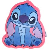 Disney Yatak Seyahat için Dikiş 3D Peluş Yastık, Sevimli Sarılma Yastık Doldurulmuş Karakter Yastık, Yatak Odası Aksesuarları, Oda Dekoru, Çocuklar için Hediyeler (Mavi/Pembe Dikiş)