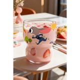 Disney Zootropolis Lisanslı Judy Hopps Borosilikat Cam Bardak – Estetik Şeffaf Su Bardağı 300 mL