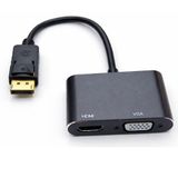 Display to HDMI+VGA çevirici dönüştürücü adaptör