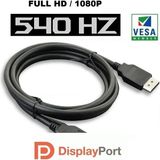 Displayport Dp Kablo 540 Herze Kadar Destekli Display - Dp Kablo V1.4 Sinema \ Oyuncu - Siyah