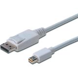 DisplayPort (DP) <-> Mini DisplayPort (mini DP) Bağlantı Kablosu, DP Erkek - mini DP Erkek, 1