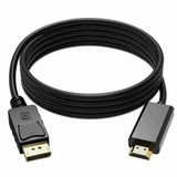 Displayport To Hdmi Dönüştürücü Çevirici Kablo Tv Lcd Monitör Pc 1.8 Metre