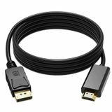 Displayport to Hdmi Dönüştürücü Çevirici Kablo TV LCD Monitör Pc
