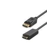 Displayport To Hdmı Görüntü Kablosu 4K 30 Hz 1.8 M Siyah Hdx7796