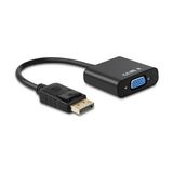Displayport To VGA Dönüştürücü Çevirici Adaptör - Siyah