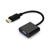 Displayport To Vga DÖNÜŞTÜRÜCÜ ÇEVİRİCİ DISPLAY PORT TO VGA renk-siyah