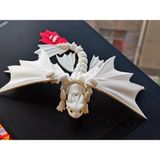 Dişsiz Ejderhanı Nasıl Eğitirsin Hareketli Figürü Toothless Oyuncak 20CM Beyaz