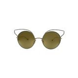 Dita 23008-B TAN GLD 52 52 Believer Gold Yuvarlak Çerçeve Kadın Güneş Gözlüğü