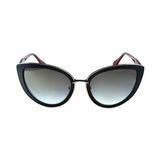 Dita DVT 302-A GLD BLK 54 54 Ditavonteese Siyah Çekik Çerçeve Kadın Güneş Gözlüğü
