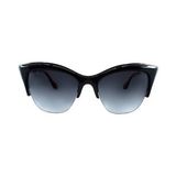 Dita DVT 304-A BLK GLD 54 54 Ditavonteese Siyah Çekik Çerçeve Kadın Güneş Gözlüğü