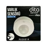 Dita Pu36014 Kızılötesi / Pır Sıva Üstü 360° Varlık Sensörü