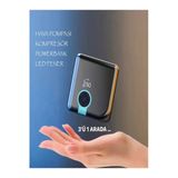 Ditek Hava Pompası Şarjlı Taşınabilir Basınç Göstergeli Kompresör Powerbank Lastik Şişirme Pompa Elfenerli