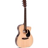 Ditson 000C-10E Cutaway Elektro Akustik Gitar (Natural)