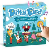 Ditty Bird Küçük çocuklar için müzik kitapları, klasik müzik ve çocuk şarkıları ile eğlence, Mozart müzik kitabı, 1 ila 3 yaş arası küçük çocuklar için etkileşimli kitaplar, sağlam bebek ses kitapları