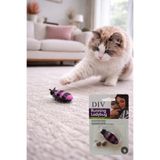 div Pilli Hareket Eden Böcek Kedi Oyuncağı