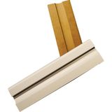 Diva Ahşap Süpürgelik Mat Lake Beyaz 2800 mm Yükseklik 107 mm Kalınlık 18 mm Ledli Özellik