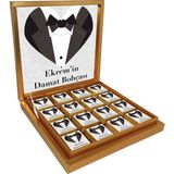 Diva Çikolata Isimli Damat Bohçası Çikolatası (32 'li Madlen Çikolata) Altın Kutu