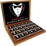 Diva Çikolata Isimli Damat Bohçası Çikolatası (48 'li Madlen Çikolata) Altın Kutu