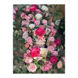DİVA FLOWER EVENT Lüx Pembe & Fuşya Tağ Çiçeği Aranjmanı – 1 Metre Arka Fon Süslemesi TAG ÇİÇEĞİ