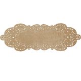 Diva Home 452453456 Kadife Lazer Kesimli Runner