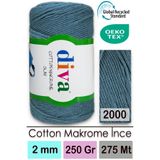 Diva İplik Diva Cotton Makrome Ince 2000