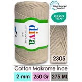 Diva İplik Diva Cotton Makrome Ince 2305 Açık Bej