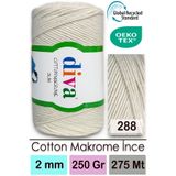 Diva İplik Diva Cotton Makrome Ince 288 Kemik