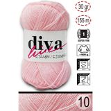 Diva İplik Diva Etamin Iş Orlonu 10 Toz Pembe