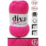 Diva İplik Diva Etamin Iş Orlonu 12 Gül Pembe