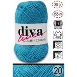 Diva İplik Diva Etamin Iş Orlonu 20 Açık Turkuaz