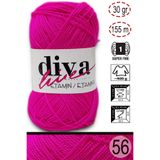Diva İplik Diva Etamin Iş Orlonu 56 Neon Fuşya
