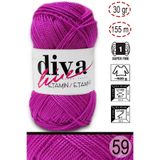 Diva İplik Diva Etamin Iş Orlonu 59 Siklamen