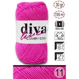 Diva İplik Diva Line Diva Etamin Iş Orlonu 11 Meksika Pembe