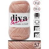 Diva İplik Diva Line Diva Etamin Iş Orlonu 57 Somon