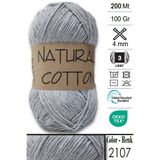 Diva İplik Diva Line Diva Natural Cotton 2107 Açık Gri