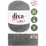 Diva İplik Diva Lurex 09 Gümüş