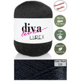 Diva İplik Diva Lurex 10 Siyah