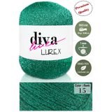 Diva İplik Diva Lurex 15 Zümrüt