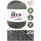 Diva İplik Diva Lurex 27 Orta Gri