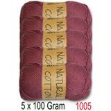 Diva İplik Diva Natural Cotton 1005 (5 li Paket)