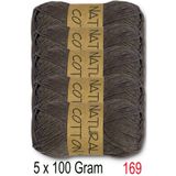 Diva İplik Diva Natural Cotton 169 Vizon (5 li Paket)