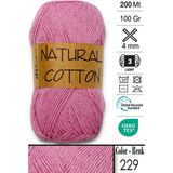 Diva İplik Diva Natural Cotton 229 Pembe