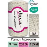 Diva İplik Diva Pamuk Makrome 288 Kemik