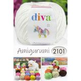 Diva İplik Divagurumi-Lux Amigurumi İpi-2101 Beyaz