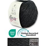 Diva İplik Premium Amigurumi Ipi Punch (Panç) Bebe Soft Cotton 50 gr Örgü Pamuk Ip - Antrasit