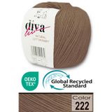 Diva İplik Premium Amigurumi Ipi Punch (Panç) Bebe Soft Cotton 50 gr Örgü Pamuk Ip - Camel