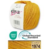 Diva İplik Premium Amigurumi Ipi Punch (PANÇ) Bebe Soft Cotton 50 gr Örgü Pamuk Ip - Hardal